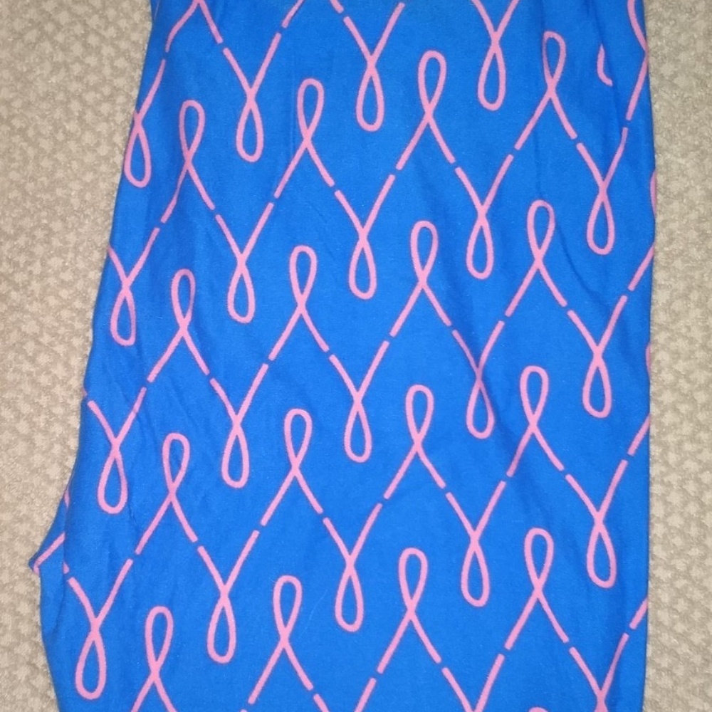 TC Leggings Breast Cancer ribbon